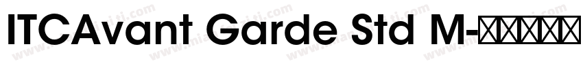ITCAvant Garde Std M字体转换